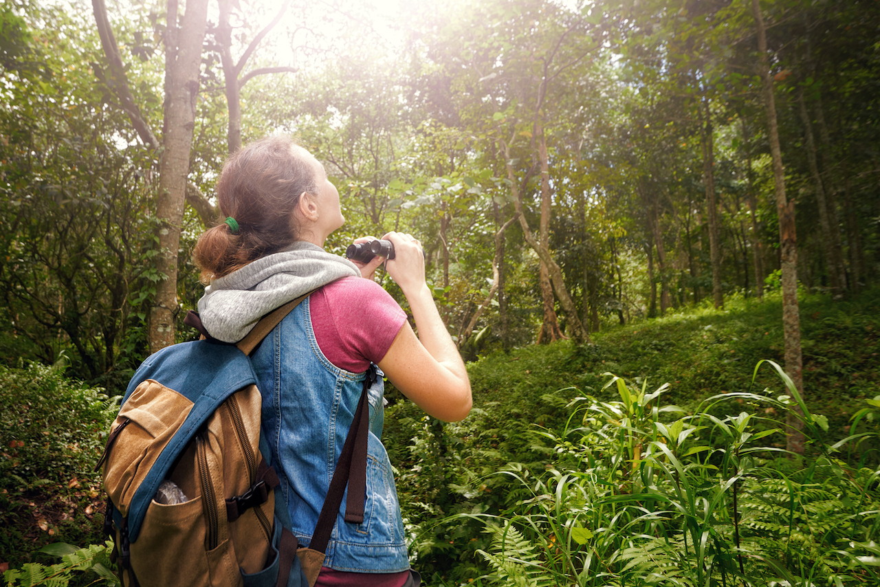 Tinkle girl goes forest hiking spreads